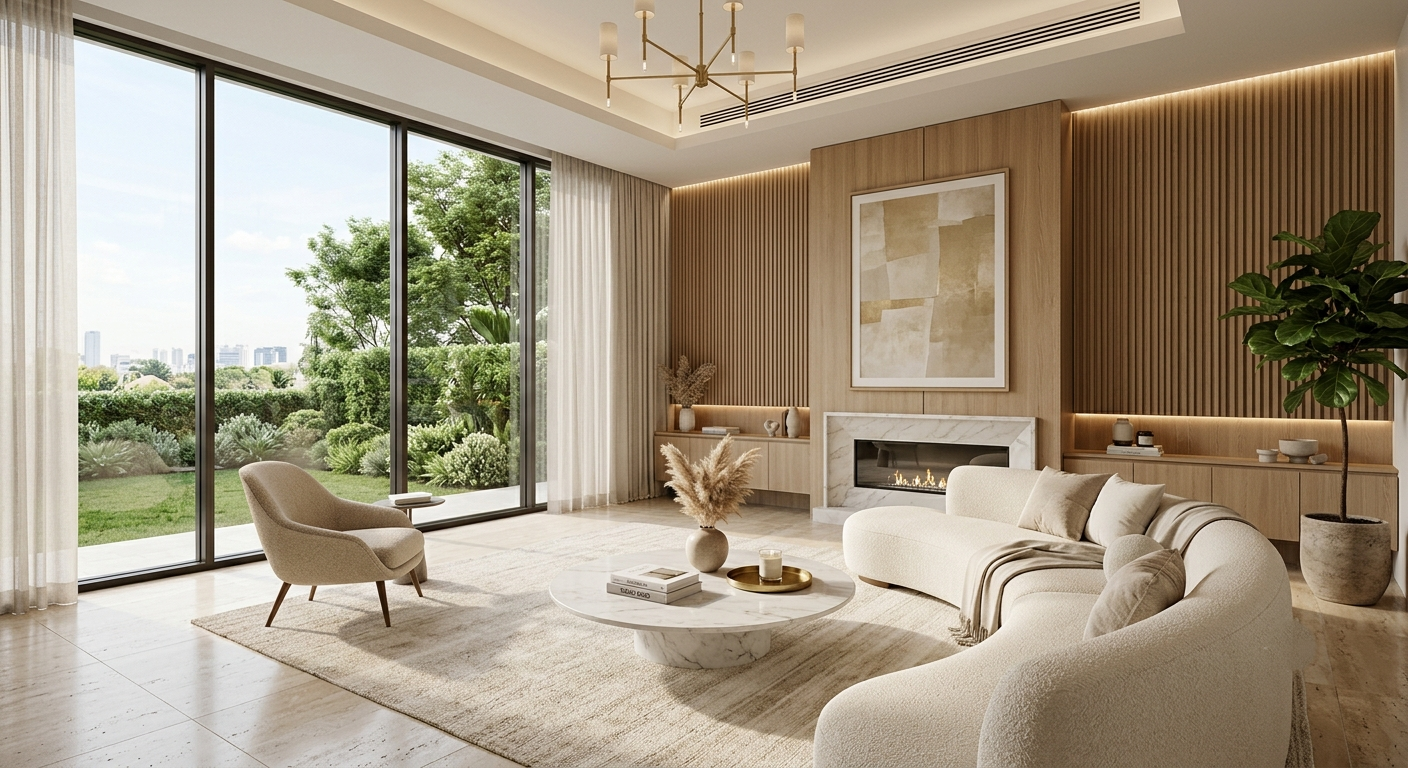 Scandinavian Luxury Living Room